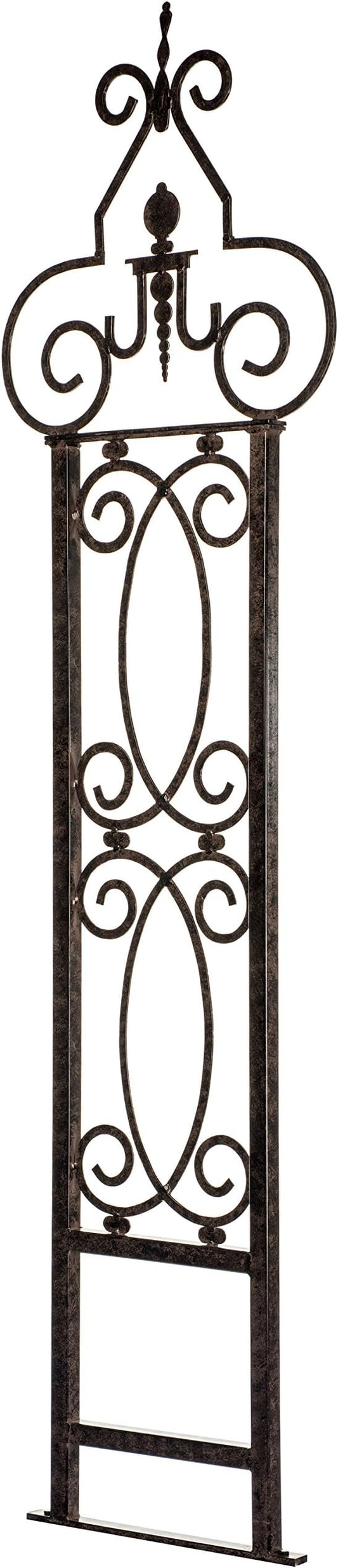 H Potter Garden Trellis for Climbing Plants Wrought Iron Metal for Vine Rose Flower Gar124