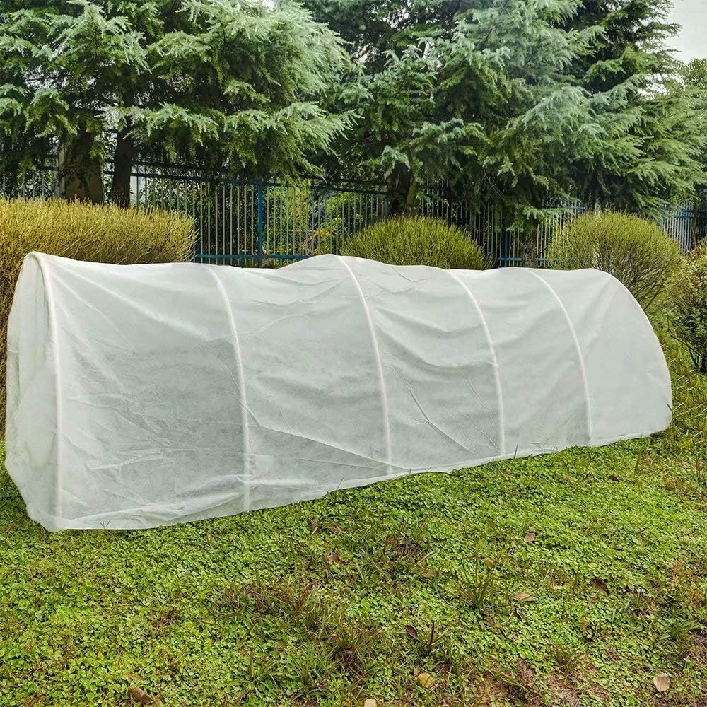 Agfabric Plant Covers Freeze Protection Floating Row Covers 5'x15' 0.9oz Plant Covers Freeze Sun Protection,Frost Cloth for Vegetables,White