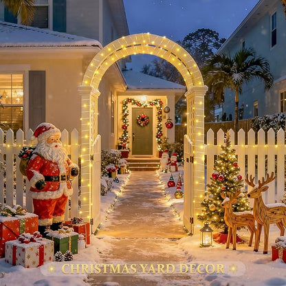 JMEXSUSS 2 Pack Solar String Lights Outdoor Waterproof, Each 33FT 100 LED Warm White Christmas Lights, Waterproof 8 Modes Copper Wire Solar Fairy Light for Outside Patio Tree Yard Garden Decorations