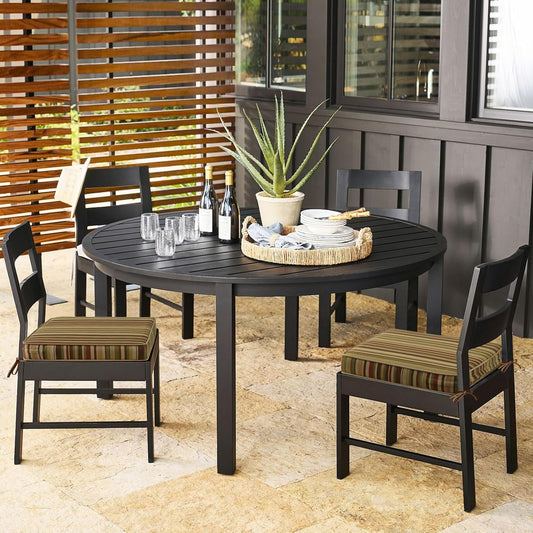 Outdoor Square Corner Seat Cushion, 18.5"x16"x3", Set of 4, Non Slip Seat Cushion Pads with Removable Cover for Patio Furniture, Garden Yard Lawn, Colorful Stripe