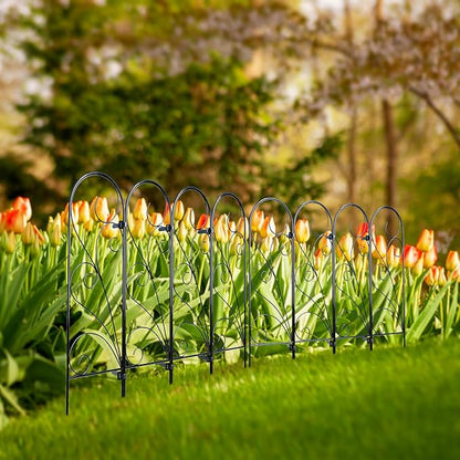 Zhongma 4 Pack 24" Metal Plant Trellis for Potted Plants Climbing,Indoor and Outdoor Fence Plant Support Trellis for Flower and Vagetable