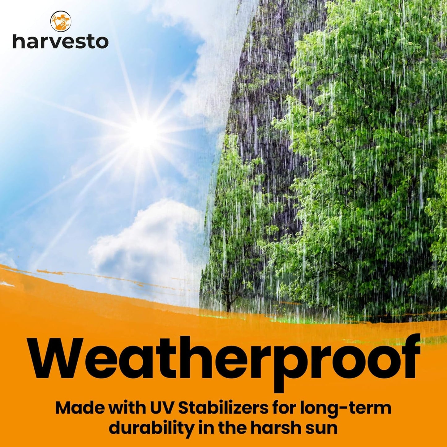 Heavy Duty Bird Netting for Chicken Coops & Runs | Tree & Garden Netting Mesh 1-1/2" | Keep Hawks, Birds & Predators Away | Bird Netting for Blueberry Bushes, Vegetables & Fruit (50' x 150')