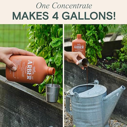 Organic Plant Food – Liquid Fertilizer for Indoor & Outdoor Plants, Nutrient-Rich Formula for Growth & Protection, Houseplant & Garden Fertilizer, Liquid Concentrate for Healthy Foliage & Strong Roots