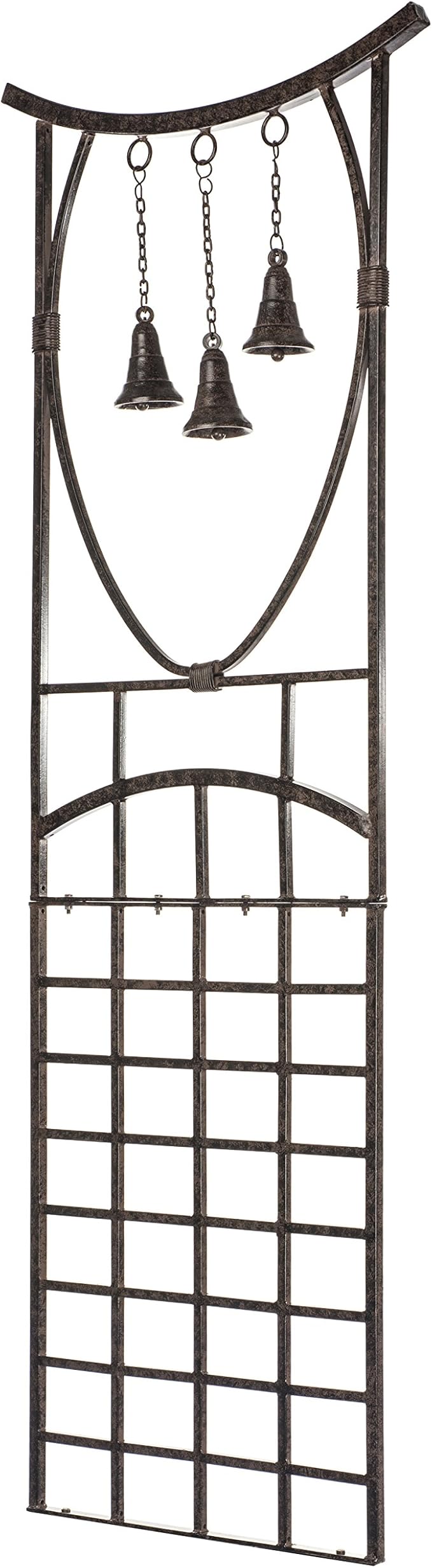 H Potter Trellis for Climbing Plants Wrought Iron Metal Weather Resistant Garden Yard Art