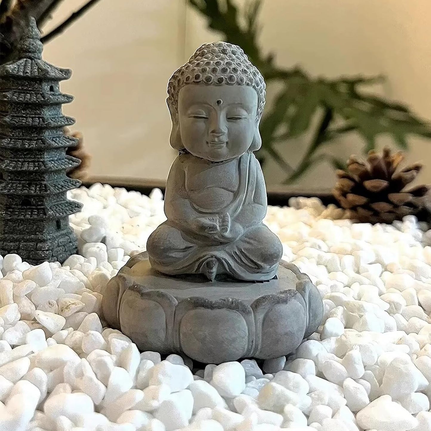 10 lbs White River Rocks for Garden, 0.5-1 Inch Pebbles for Indoor Plants, Decorative Stones for Landscaping, Succulent, Vases, Aquariums and Zen Garden