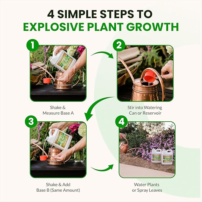 Humboldts Secret Base A & B Liquid Hydroponic Fertilizer | Complete Hydroponic Nutrients for Indoor and Outdoor Plants | Supports Healthy Vegetative Growth and Flowering Stage | 8 Ounce Set