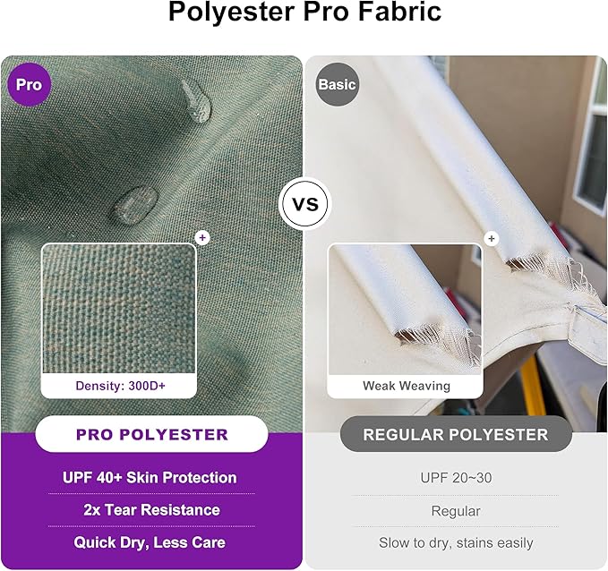 PURPLE LEAF 10' X 13' Rectangle Cantilever Umbrella with Base Outdoor Large Aluminum Patio Umbrella with 3-Year Fade Resistance Recycled Fabric and 360-degree Rotation for Deck Pool Garden, Mint Green