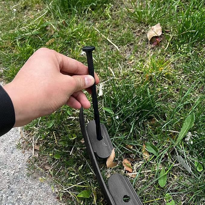 Landscape Edging 49FT,Garden Edging Borders Black [Extra Tall 4IN High] with 75pcs Plastic Stakes, Lawn Edging Flexible DIY Fence for Landscaping,Flower Bed,Grass,Gravel,Tree Surrounding