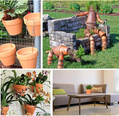 3 Inch Terracotta Pots with Saucer-20 Pack，Cactus Terra Cotta Flower Pot with Drainage，Succulent Nursery Clay Pots Great for Plants,DIY Crafts, Wedding Favor