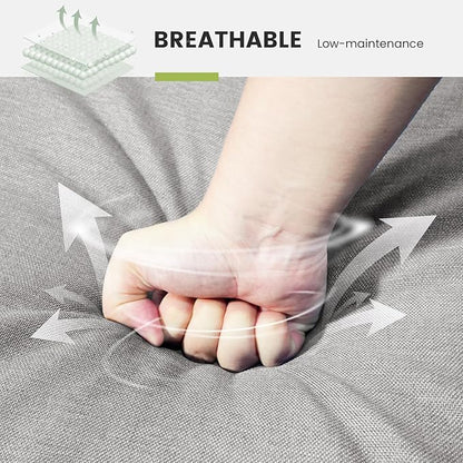 Outdoor Chair Cushions for Patio Furniture - 1 Pack Outside Durable Thick Replacement Cushion 22x24 with Zipper Cover for Wicker Glider Rocking Chairs Loveseat Couch – Beige/Regular