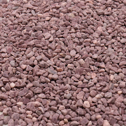 Rocks for Plants.Red Color Decorative Pebbles. 1/5 Inch 10 lbs. for Garden, Landscaping, Indoor, Vase fillers, Crafting, Succulents, pots, Plants (Mini, RED, 10)