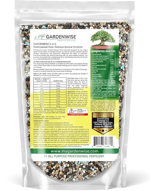 Bonsai Fertilizer Pellets – Slow-Release Bonsai Tree Fertilizer & Food for Compact Growth, Dense Branching & Healthy Roots | Ideal for All Bonsai & Money Tree (12 OZ)