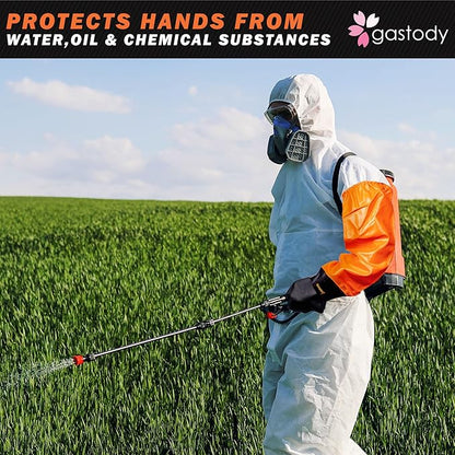 Gastody™ - Chemical Resistant Gloves, Reusable,Heavy Duty Safety Work Gloves,Resist Acid,Oil,Alkali - S-M-L-XL-XXL Size