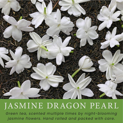 MagJo Jasmine Dragon Pearls, Rolled Green Tea 4 oz