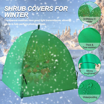 40″*40″*31″ Winter Plant Warm Covers - Raised Bed Cover, Garden Row Accelerator, Warm Tent Freeze Protection Humidity Domes for Germination, Seedling Propagation Protecting Plants from Animals 2 PCS