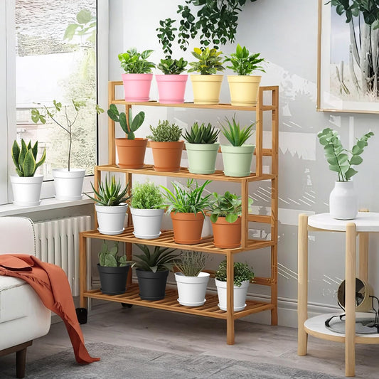 20 Pack 6 Inch Plant Pots with Drainage and Saucers, White Plastic Flower Pots for Indoor and Outdoor Plants, Stackable Nursery Planters for Houseplants and Herbs, Colorful