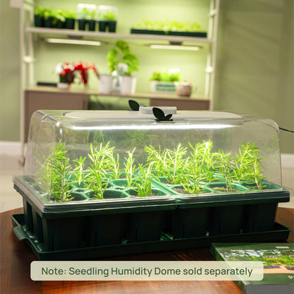 Vego garden Giga Seedling Trays - 4 Pack, 9-Cell UV-Resistant Reusable Starter Trays for Greenhouse/Garden (No Lids)