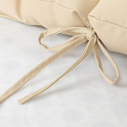 ARTPLAN All Weather Chair Outdoor Cushions Wicker Tufted Pillow with Back for Outdoor Furniture