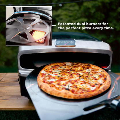 Halo Versa 16 Propane Gas Outdoor Pizza Oven with Rotating Cooking Stone | Portable Appliance for all Outdoor Kitchens