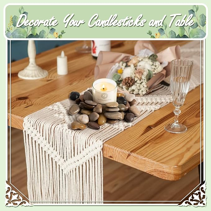 5lbs Natural River Rocks, Polished Pebbles for Plants Garden, 1-2 inch Decorative Jade Stones, Ideal for Fish Tank, Vases, Crafting, Home Decor and Garden Landscaping Rocks,Jade