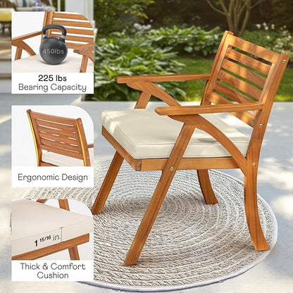 IDZO Sauvage Bistro Armchairs with Table - Set of 3