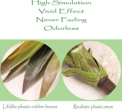 2pcs Artificial Agave Plants, 20 Inch Faux Succulent Aloe Vera,Realistic Aloe for Home Décor Shelf Plant Window Display Bonsai,Green