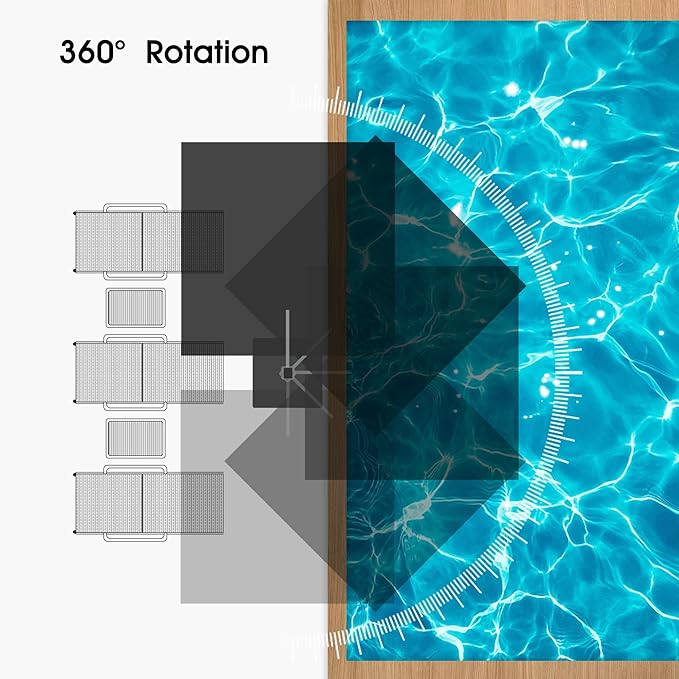 PURPLE LEAF 10 FT Patio Offset Umbrella Outdoor Cantilever Umbrella Hanging Umbrellas, 36 Month Fade Resistance & Water-repellent UV Protection Fabric Canopy with Crank & Water Tank Base (Black)