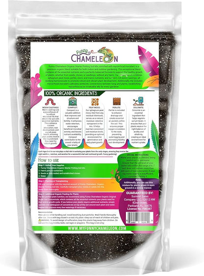 Organic Seed Starter Soil – Seed Starting Mix with Mycorrhizal Fungi – Natural Root Stimulator – Potting Soil for Vegetables and Herbs (20 QUARTS)