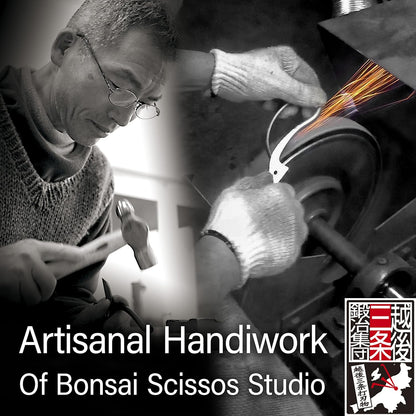 YAMASAN KYOTO UJI Japanese Suiryu Bonsai Scissors - Traditional Hasami Pruning Shears, Japanese Bonsai Garden Tools, Made in Japan (7.87inch)