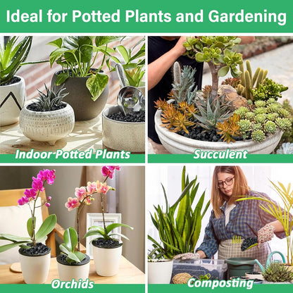 Legigo 6QT All Natural Horticultural Charcoal- Activated Hardwood Plant Charcoal for Soil Amendment, Conditioning Bonsai Soil, Succulent Soil, Terrarium Supplies, Indoor Plant Potting Soil