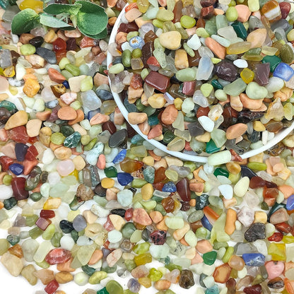 2LB Colorful Pebbles for Succulent, 3/8 Inch Natural River Rocks for Plants, Natural Decorative Polished Pebbles for Cactus,Vases, Planters,Outdoor Gardening and Indoor Plants