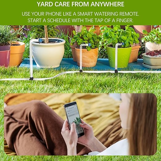 Automatic Plant Waterer Indoor Self Watering System for 20 Potted Plants,Auto Drip Irrigation System Programmable Timer & Compatible.251022