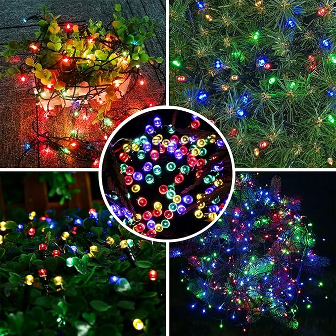 Connectable 240LED 88Ft 13Modes Christmas String Lights Indoor Outdoor | Extendable Green Wire Christmas Tree Lights with Timer | Twinkle Fairy Light Plug in for Xmas Tree (Multicolor)