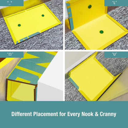 Mouse Trap Glue Board 13-Pack, 3X Faster Catch with Built-in Peanut Scent, Sticky Trap for Crawling Pests, Rats & Mice Extra Heavy & Sticky, Biodegradable, Indoors Home & Commercial