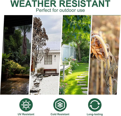 Green Zip Ties 12", 1000 Pack, Cable Ties UV Resistant, Wire Ties 45 lbs Tensile Strength for Garden, Plants, Fence, Holiday Lights, Yakobela