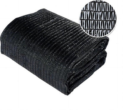 Agfabric 10 X 10ft 30% Sun Shade Sun Shade Fabric Sunblock Shade Cloth Cover with Clips for Plants, Black