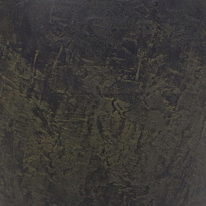 Sunnydaze 24-Inch Anjelica Large Plastic Pot for Plants - Outdoor Polyresin Round Planter with Drillable Drainage Holes - Sable - 4pk