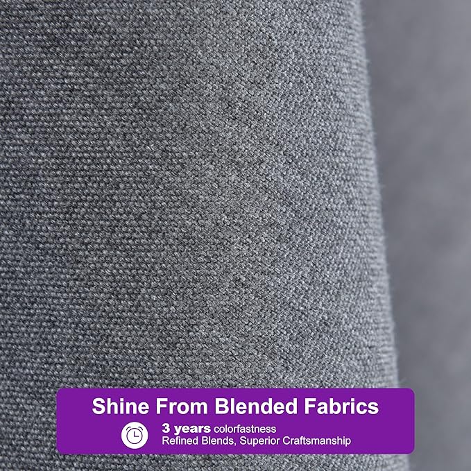 PURPLE LEAF 9' X 11.5' Rectangle Patio Umbrella with Base Outdoor Large Aluminum Cantilever Umbrella with 3 Years Fade Resistance Recycled Fabric and 360-degree Rotation for Garden Deck Pool, Mist Grey