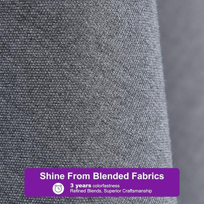 PURPLE LEAF 9' X 11.5' Rectangle Patio Umbrella with Base Outdoor Large Aluminum Cantilever Umbrella with 3 Years Fade Resistance Recycled Fabric and 360-degree Rotation for Garden Deck Pool, Mist Grey