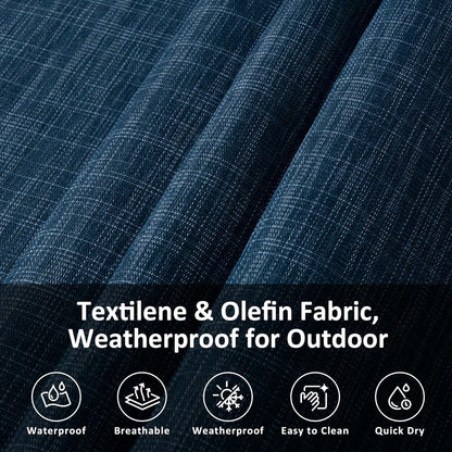 SUNCREAT Hammocks Two Person Tree Hammock, Heavy Duty Curved Bar Hammock for Poolside, Garden, Backyard, Patio, 450lbs Capacity, Navy