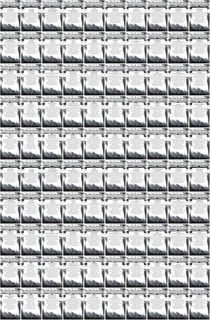 100 Seed Packets, 50 Varieties: Ultimate Seed Vault for Home Food Security & Abundant Gardens by B&KM Farms