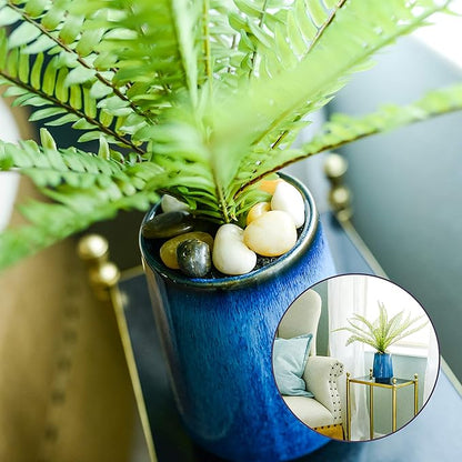 5 lbs Approx. 38 River Rocks Stones for Plants Pebbles for Indoor Plants | Aquarium Fish Tank Rocks | Polished Decorative Rocks for Vases (2-3 Inches)