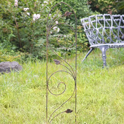 TR04 Autumn Leaf Trellis, 4' x 10", Bronze