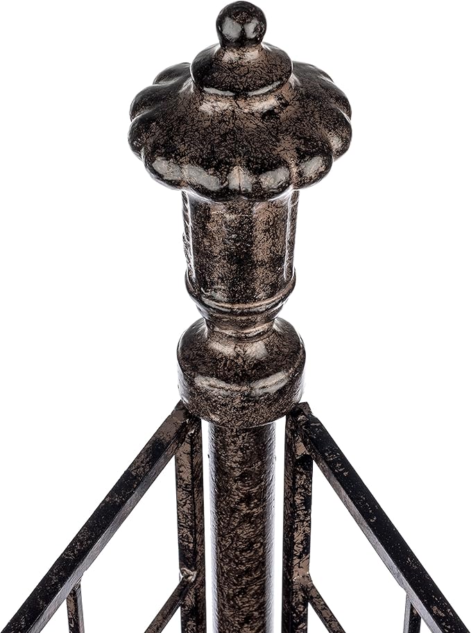 H Potter Metal Garden Screen Trellis for Climbing Plants for Privacy Garden Flowers Vines Roses Clematis