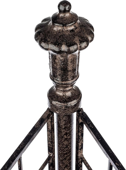 H Potter Metal Garden Screen Trellis for Climbing Plants for Privacy Garden Flowers Vines Roses Clematis