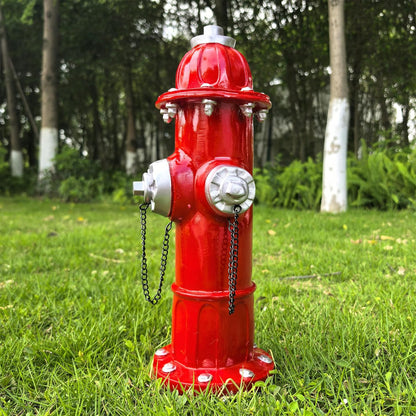 Garden Fire Hydrant Outdoor Statue,Sculpture for Dog to Peed on Yard Decor,Fire Hydrant Puppy Pee Training Post Figurine,Funny Decor Statues for Backyard Patio Lawn Porch