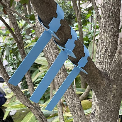 200 Pcs Blue Plastic Plant Tags with a Marker Pen, Wrap Around Hanging Tree Tags Nursery Garden Labels Waterproof Nursery Garden Stakes, 2x20cm