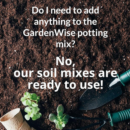 Premium Organic Citrus Potting Soil for Indoor/Outdoor Plants - Perfect for Oranges, Lemons, Limes & Grapefruits Trees - Hand Blended for Optimal Growth (10 QUARTS)