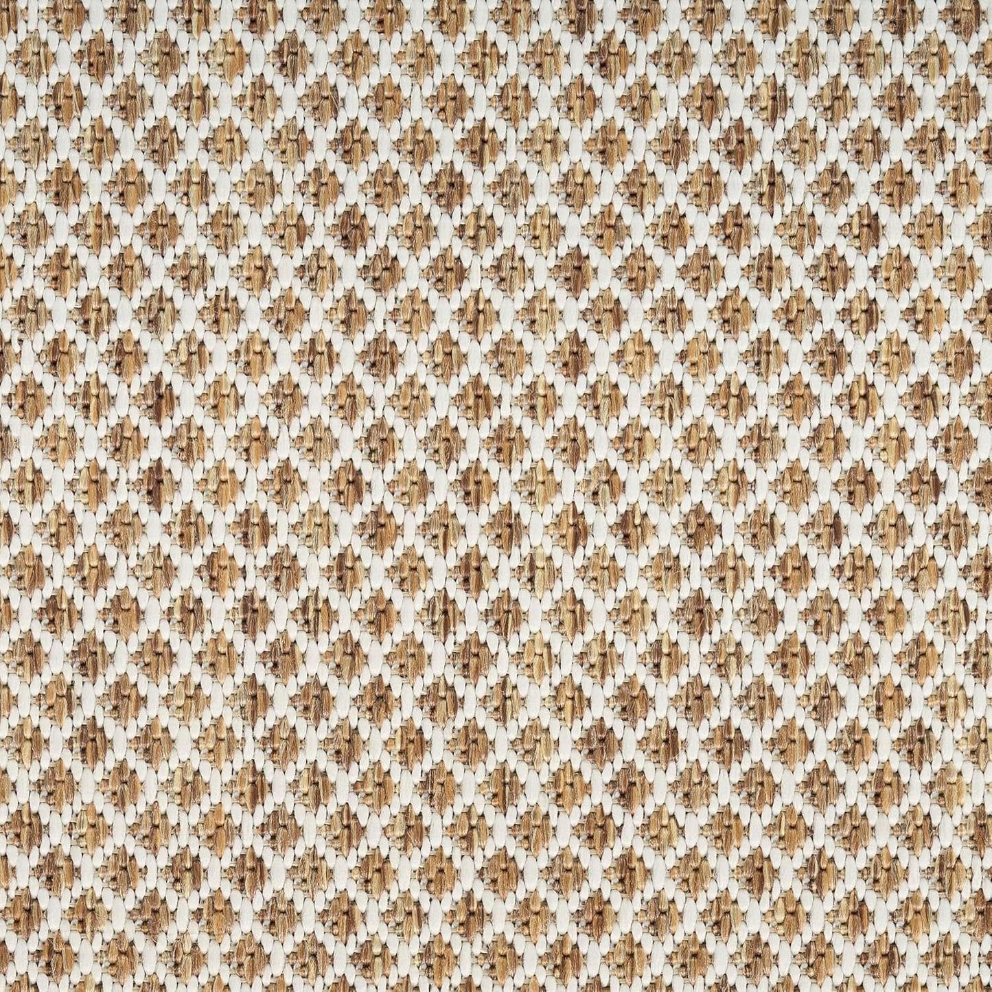 Nourison Home Courtyard Jute Ivory 3' x 5' Area Rug - Easy Cleaning, Non Shedding, Bed Room, Living Room, Dining Room, Kitchen (3' x 5')