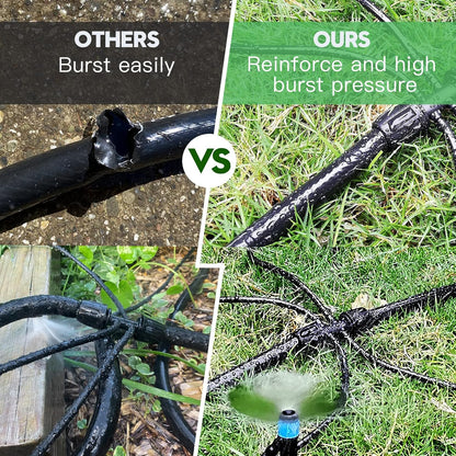 40 FT 1/2 inch Drip Irrigation Tubing Main Line Hose Tube for Garden Irrigation System